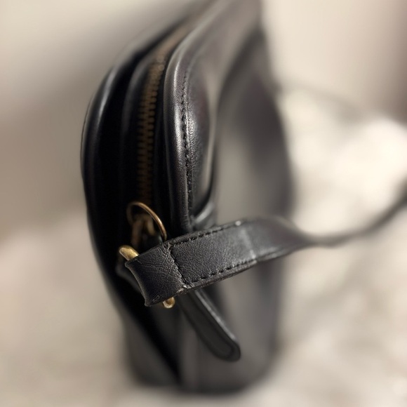 Coach Vintage Black Metropolis Zip Shoulder Bag Leather, 9087 - Picture 5 of 12